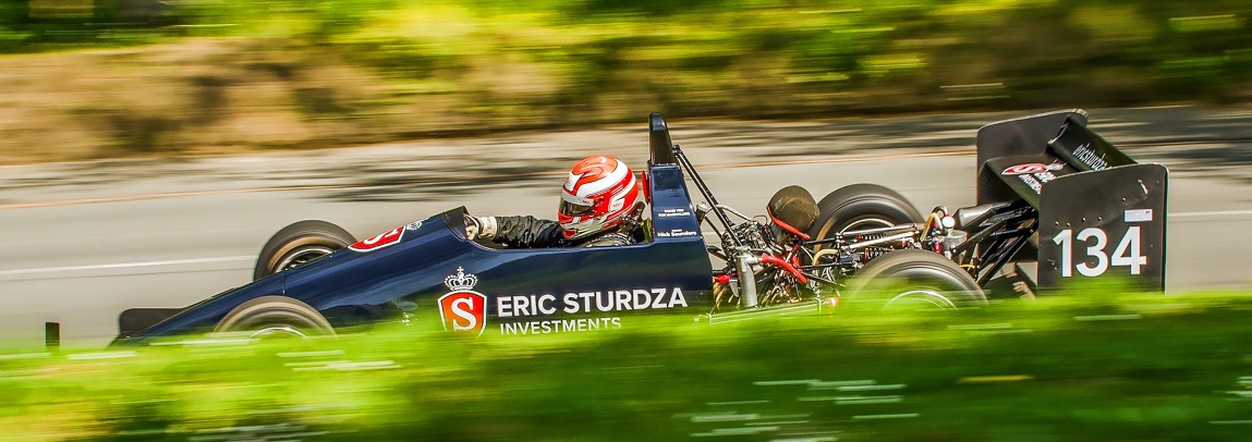 Racer Nick Saunders sponsored by Eric Sturdza Investments